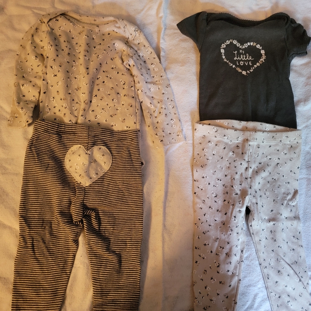 Carter's 4PC Outfit Set 9Months